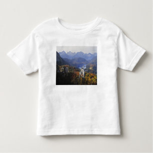 T-shirt Pour Les Tous Petits Allemagne, Bavière, Château de Neuschwanstein.Gran