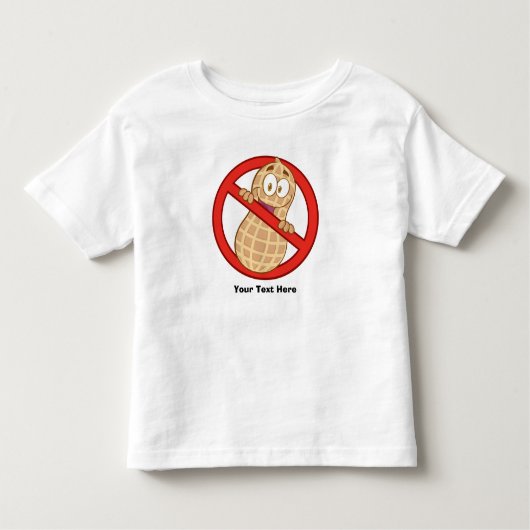 T-shirt Pour Les Tous Petits Allergie 2 d'arachide (personnalisable) (Devant)