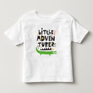 T-shirt Pour Les Tous Petits Alligator petit aventurier