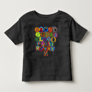 T-shirt Pour Les Tous Petits Alphabet Toddler