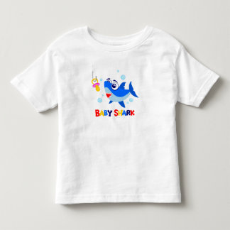 T-shirt Pour Les Tous Petits Amende Jersey d'enfant en bas âge de requin de
