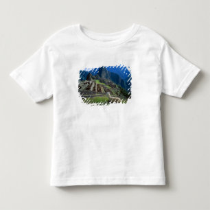 T-shirt Pour Les Tous Petits Amérique du Sud, Pérou. Un lama se repose sur une 