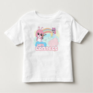 T-shirt Pour Les Tous Petits Amis des animaux mignons - Connectons-nous