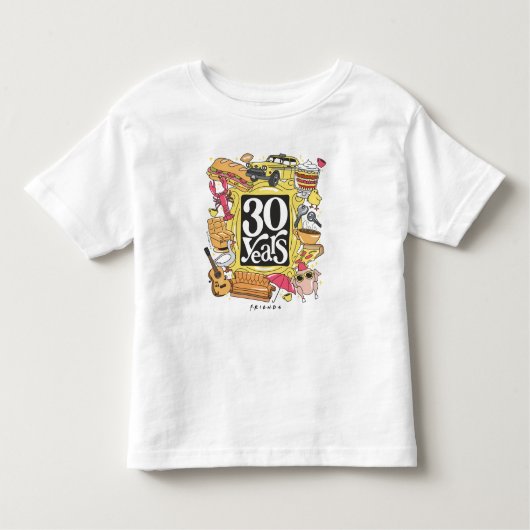 T-shirt Pour Les Tous Petits AMIS™ | Graphique de 30 ans (Devant)