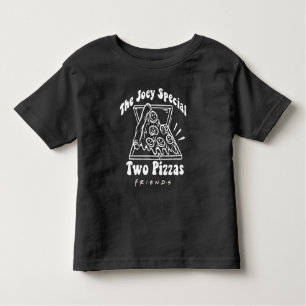 T-shirt Pour Les Tous Petits AMIS™ Joey Pizza Quote Toddler