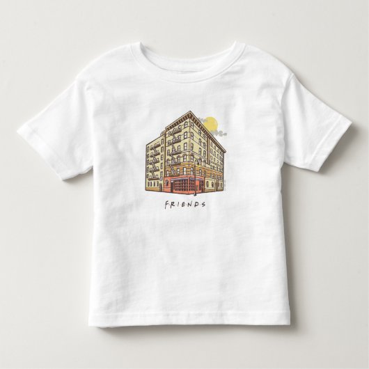 T-shirt Pour Les Tous Petits AMIS™ | Monica's Apartment Building (Devant)