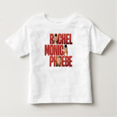 T-shirt Pour Les Tous Petits AMIS™ | Rachel, Monica & Phoebe (Devant)