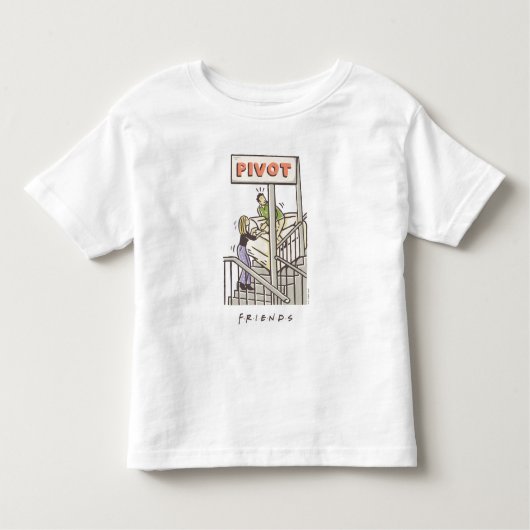 T-shirt Pour Les Tous Petits AMIS™ | Ross et Rachel PIVOT (Devant)