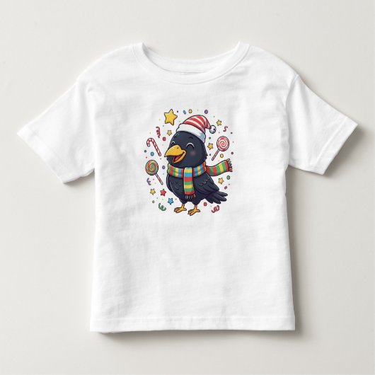 T-shirt Pour Les Tous Petits AMITA | Happy Crow - Candy Fun (Devant)