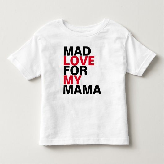 T-shirt Pour Les Tous Petits Amour Fou Pour Maman (Devant)