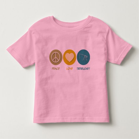 T-shirt Pour Les Tous Petits Amour Trebuchet de paix (Devant)