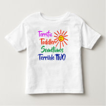Amusant 2 Ans Enfant Terrifique Toddler Deux Terri