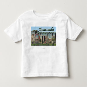 T-shirt Pour Les Tous Petits Anaconda, Montana - grandes scènes de lettre