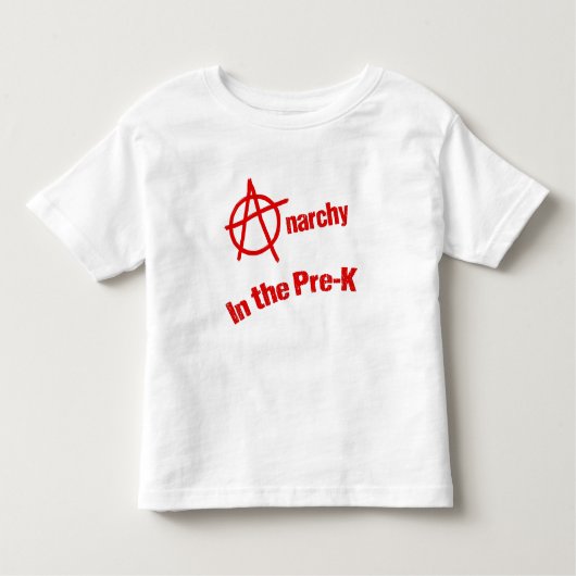 T-shirt Pour Les Tous Petits Anarchie dans le Pre-K (Devant)