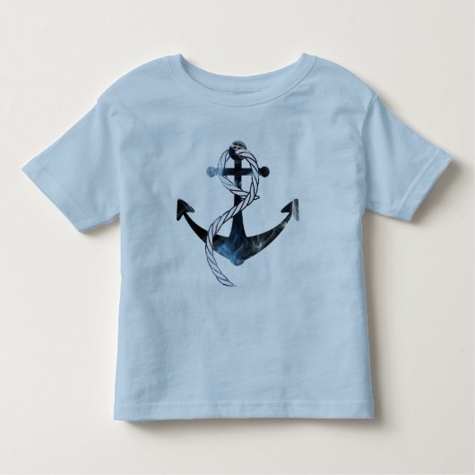 T-shirt Pour Les Tous Petits Ancre Blue Ships (Devant)
