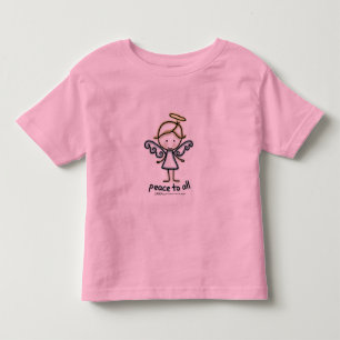 T-shirt Pour Les Tous Petits Angel-Paix à tous