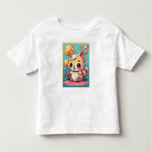 T-shirt Pour Les Tous Petits Animaux caricaturaux mignons et amusants