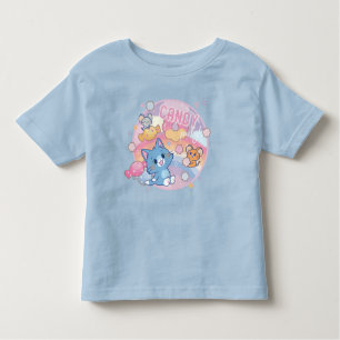 T-shirt Pour Les Tous Petits Anime Tom et Jerry Candy Party