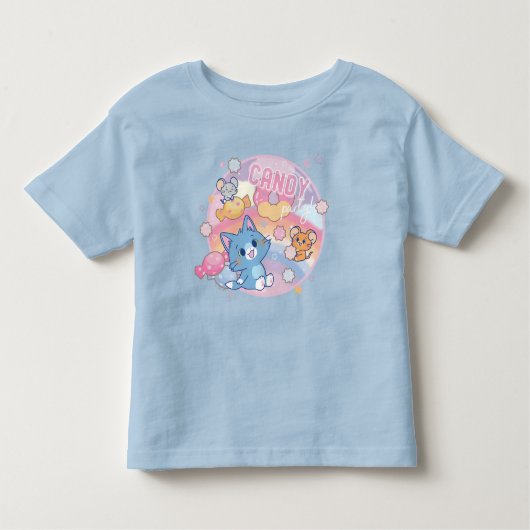 T-shirt Pour Les Tous Petits Anime Tom et Jerry Candy Party (Devant)