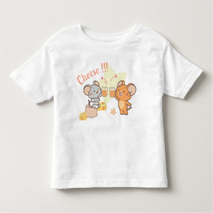 T-shirt Pour Les Tous Petits Anime Tuffy et Jerry Cheese au fromage