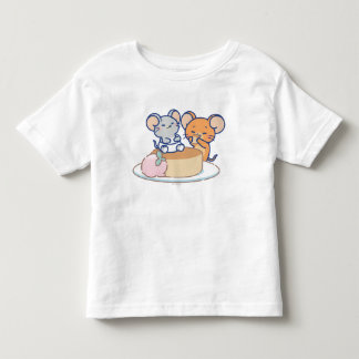 T-shirt Pour Les Tous Petits Anime Tuffy et Jerry Cheesecake