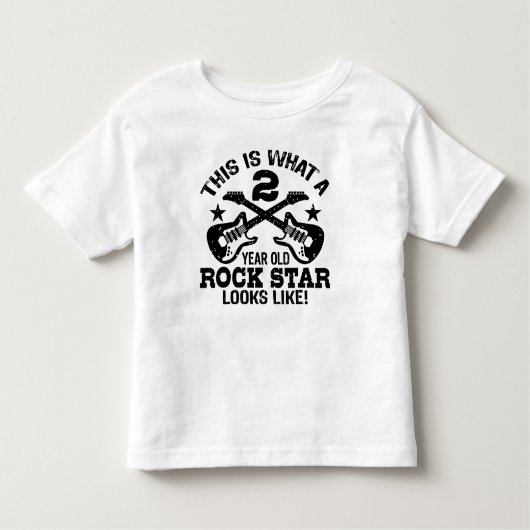 T-shirt Pour Les Tous Petits Anniversaire 2 ans (Devant)