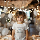 T-shirt Pour Les Tous Petits Anniversaire Charmeuse de Voitures de Course