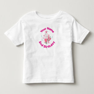 T-shirt Pour Les Tous Petits Anniversaire de 2 ans Sirène