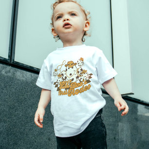 T-shirt Pour Les Tous Petits Anniversaire de la première chevauchée de Cowboy R