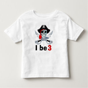 T-shirt Pour Les Tous Petits Anniversaire de pirate