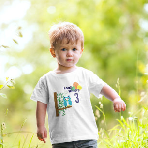 T-shirt Pour Les Tous Petits Anniversaire du hibou