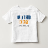 T-shirt Pour Les Tous Petits Annonce de Grossesse Énergie Enfant Unique Blague (Devant)