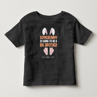 T-shirt Pour Les Tous Petits Annonce de grossesse personnalisée pour Pâques Gra