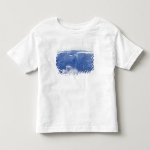 T-shirt Pour Les Tous Petits Antarctique, baie de Paradise, vagues massives