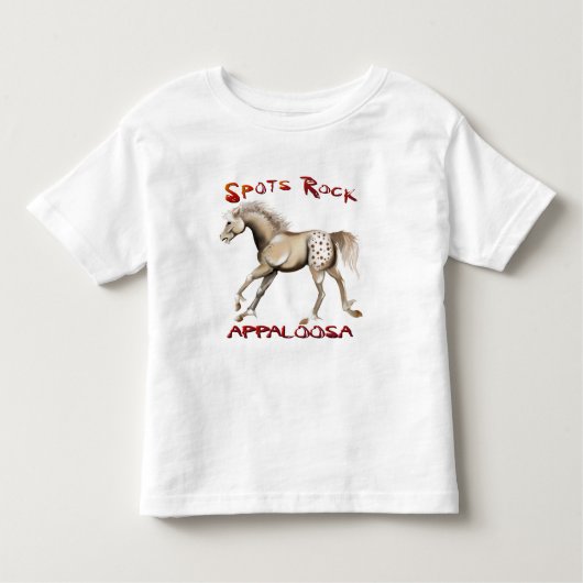T-shirt Pour Les Tous Petits Appaloosa 2 de roche de *Spots (Devant)