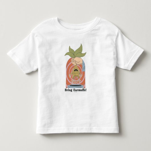 T-shirt Pour Les Tous Petits "Apportez des cache-oreilles !" Affiche graphique (Devant)