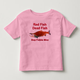 T-shirt Pour Les Tous Petits Après Saumon - Arrêter la mine de galets
