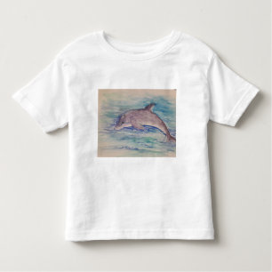 T-shirt Pour Les Tous Petits Aquarelle de dauphin