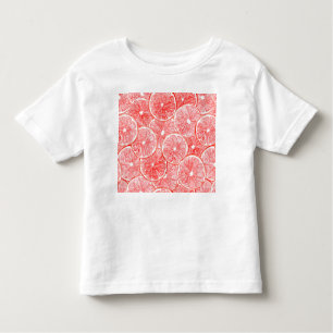 T-shirt Pour Les Tous Petits Aquarelle pamplemousse motif
