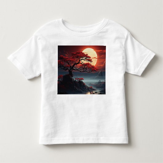 T-shirt Pour Les Tous Petits Arbre bonsaï (Devant)