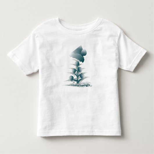T-shirt Pour Les Tous Petits Arbre de Noël (Devant)