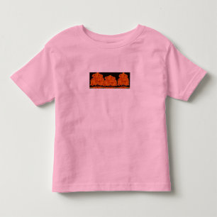 T-shirt Pour Les Tous Petits Arbres Avec Couleur -