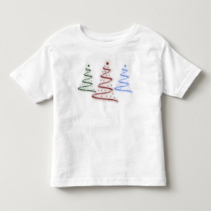 T-shirt Pour Les Tous Petits Arbres Colorés-