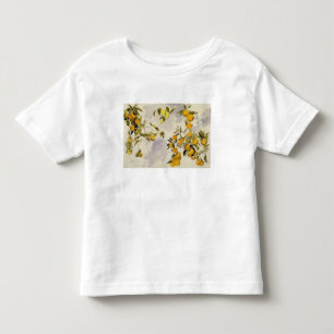T-shirt Pour Les Tous Petits Arbres oranges, 1863 (la semaine, graphite fini à