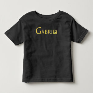 T-shirt Pour Les Tous Petits Archange tombé Gabriel avant et arrière