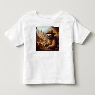 T-shirt Pour Les Tous Petits Archéologue Sloth