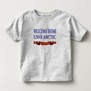 T-shirt Pour Les Tous Petits Arctique bienvenu de la maison USNS