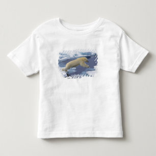 T-shirt Pour Les Tous Petits Arctique, Svalbard, Ours polaire s'étendant