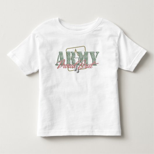 T-shirt Pour Les Tous Petits Armée Fier Brat (Devant)