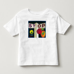 T-shirt Pour Les Tous Petits Arrêtez la caisse LabelCutler, CA d'Apple